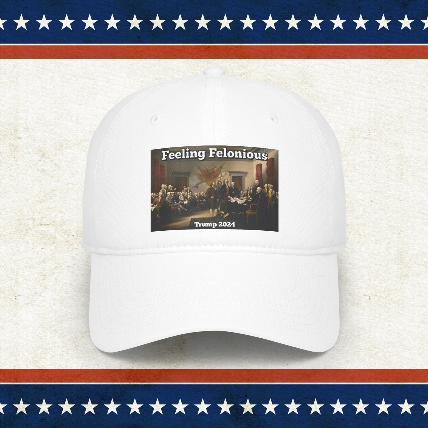 Feeling Felonious  Trump 2024 Velcro Hat