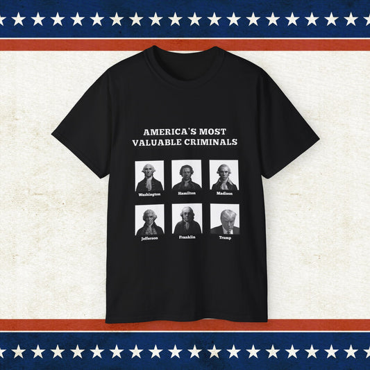 America's Most Valuable Criminals Trump 2024 T-Shirt