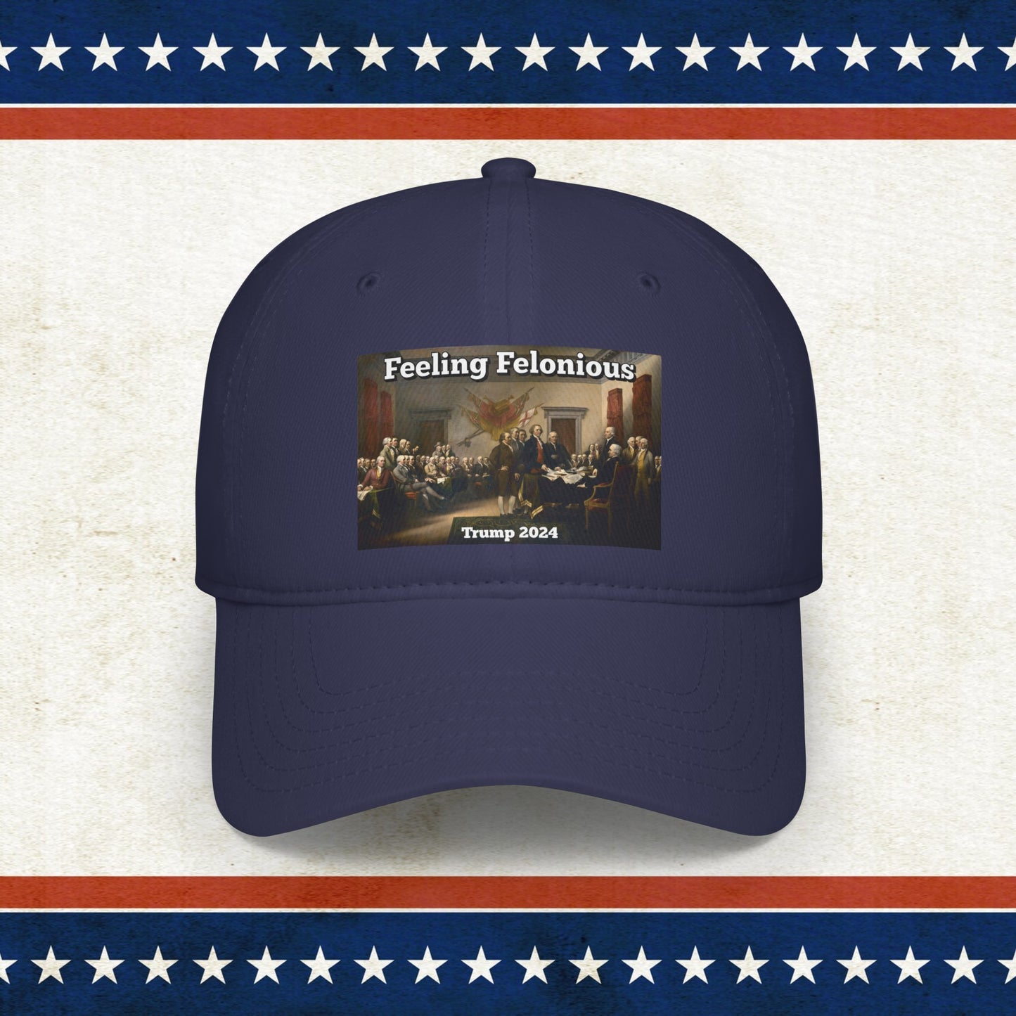 Feeling Felonious  Trump 2024 Velcro Hat