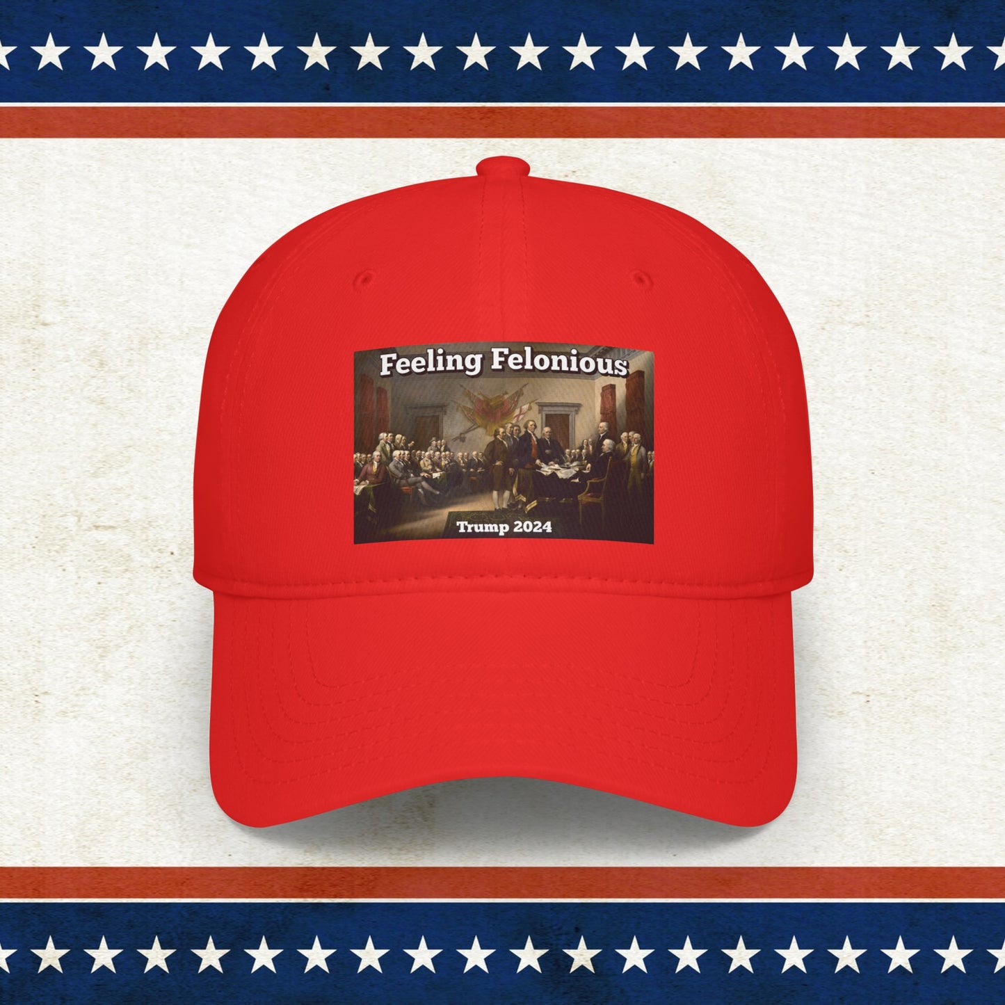 Feeling Felonious  Trump 2024 Velcro Hat