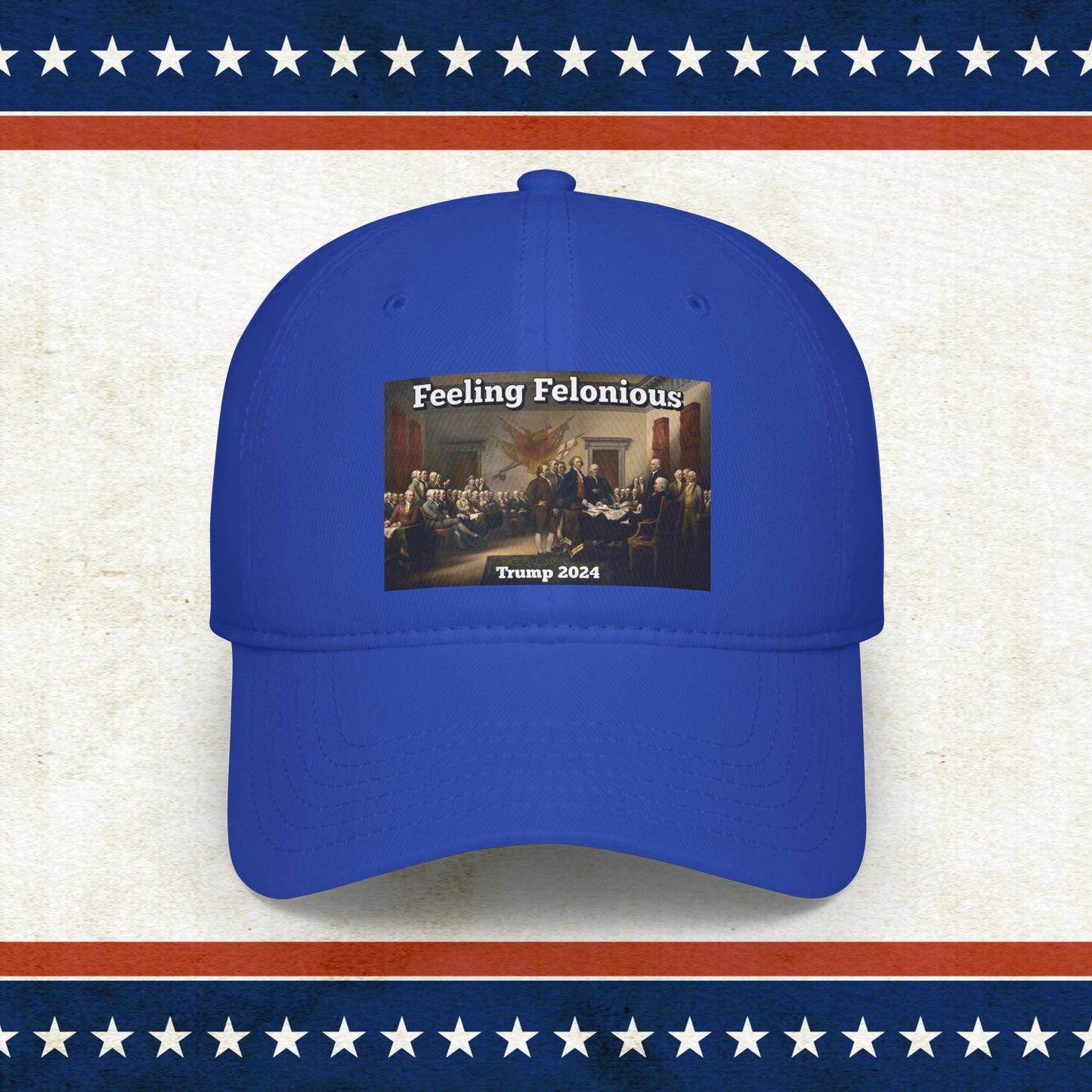 Feeling Felonious  Trump 2024 Velcro Hat