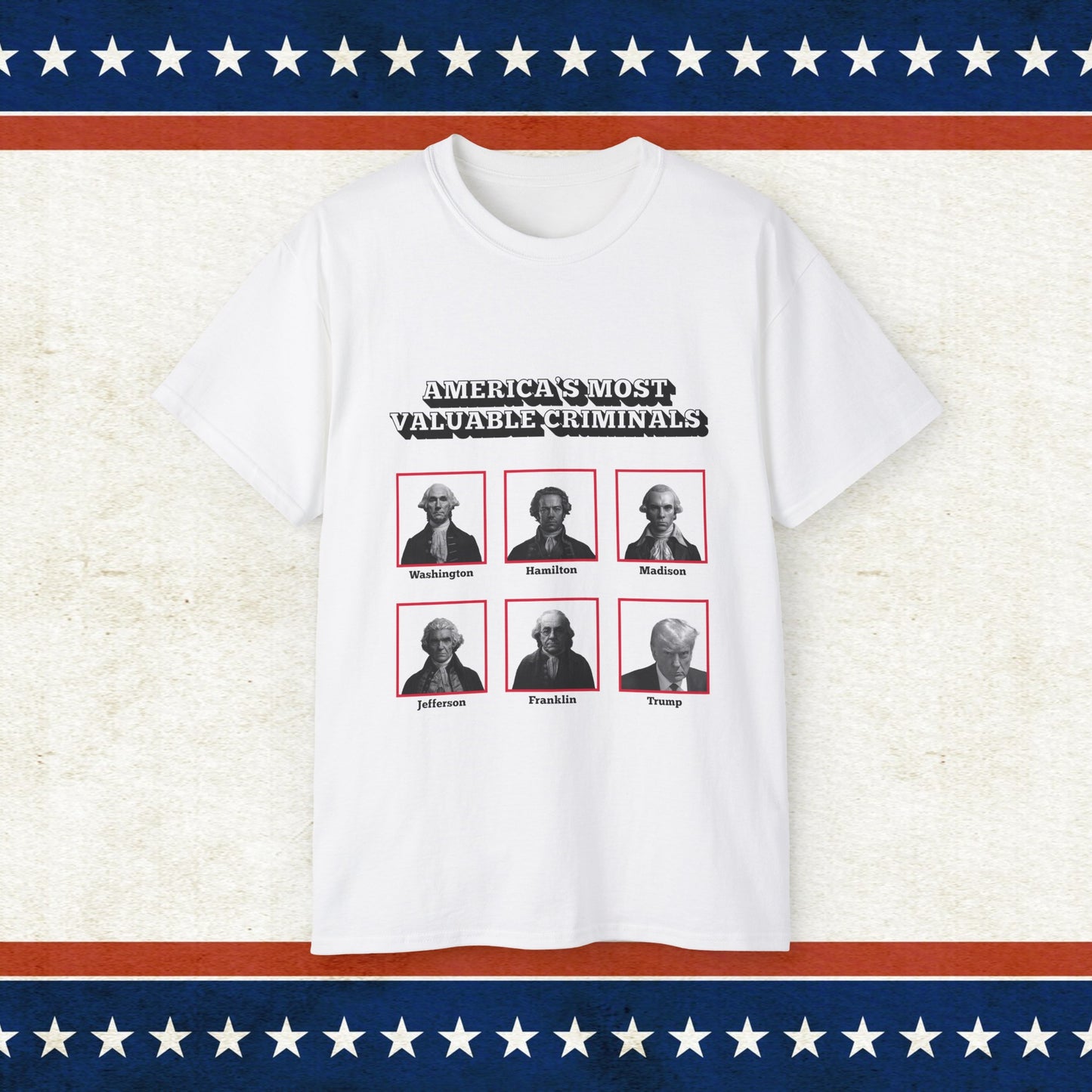 America's Most Valuable Criminals Trump 2024 T-Shirt